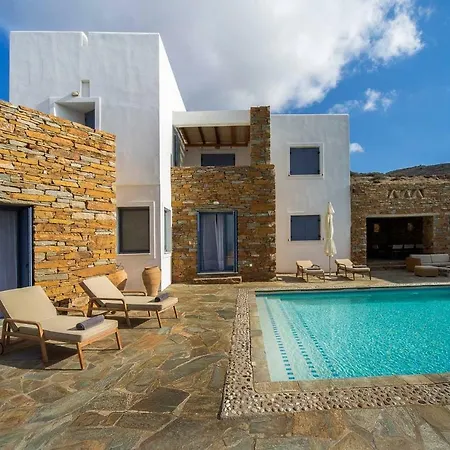 Luxury Cycladic Villa-enjoy Infinity Pool Sunsets Κούνδουρος