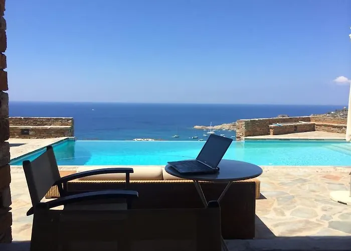 Luxury Cycladic Villa-enjoy Infinity Pool Sunsets Villa Koundouros