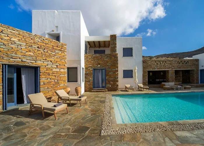 Luxury Cycladic Villa-enjoy Infinity Pool Sunsets Koundouros