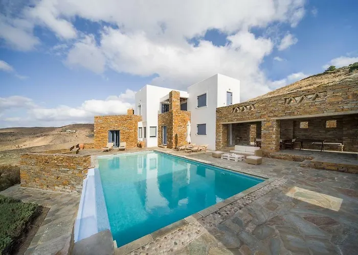Luxury Cycladic Villa-enjoy Infinity Pool Sunsets
